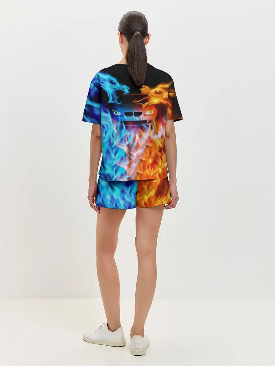 Женская пижама с шортами / BMW