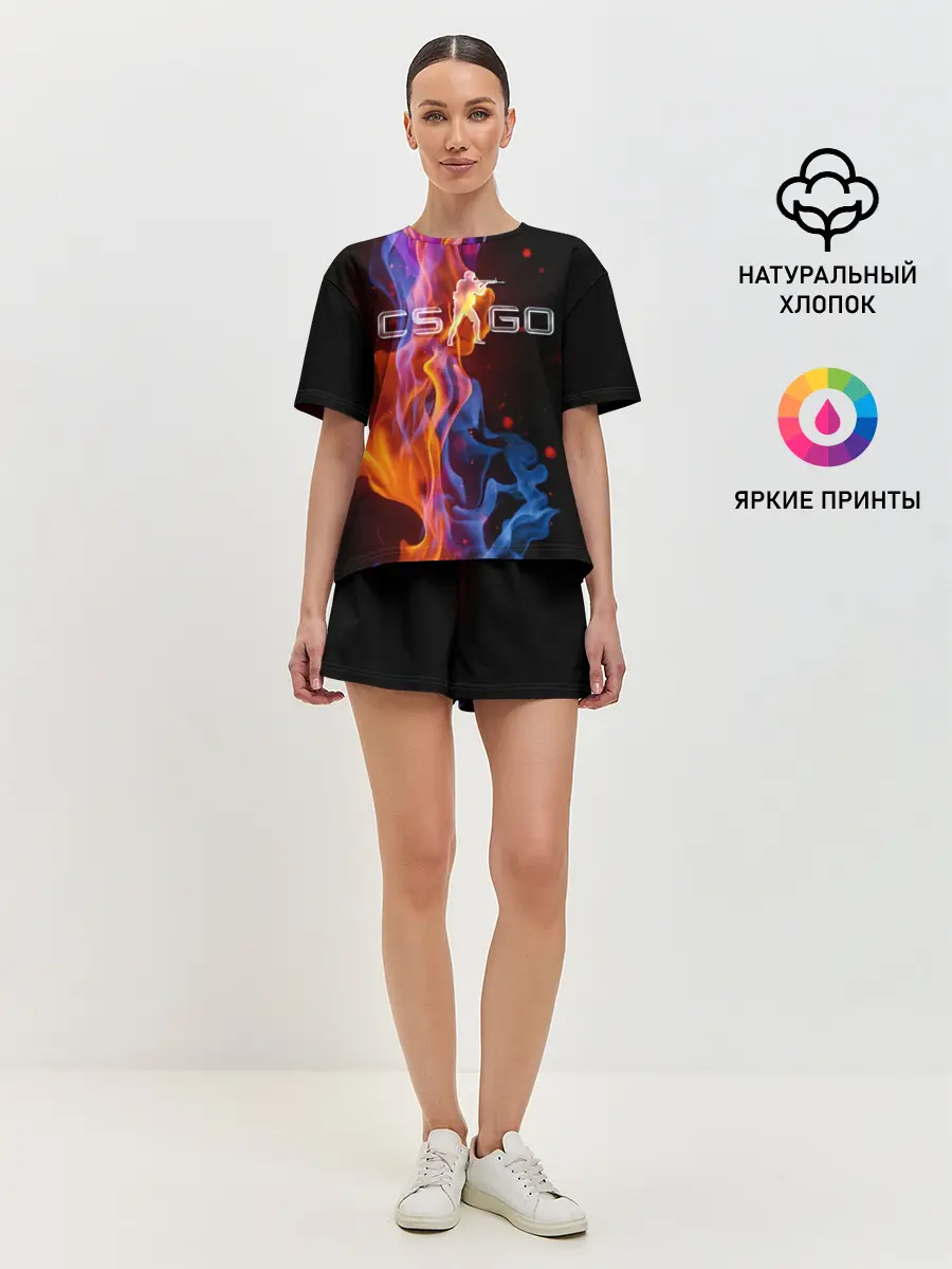 Женская пижама с шортами / Counter Strike