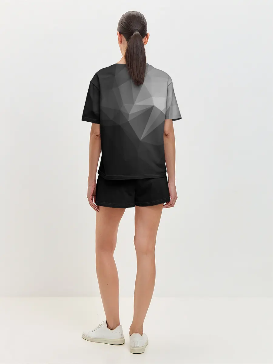 Женская пижама с шортами / Poly Abstract