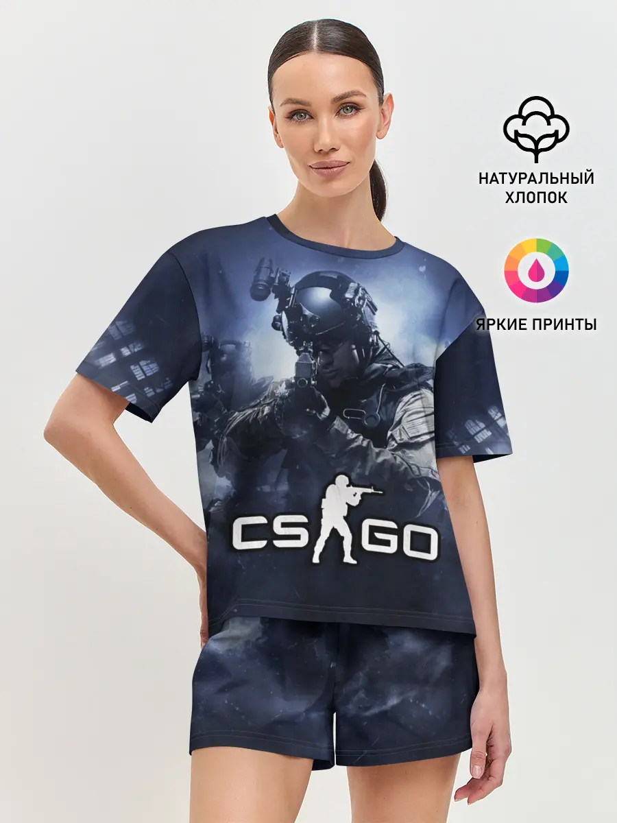 Женская пижама с шортами / Counter Strike