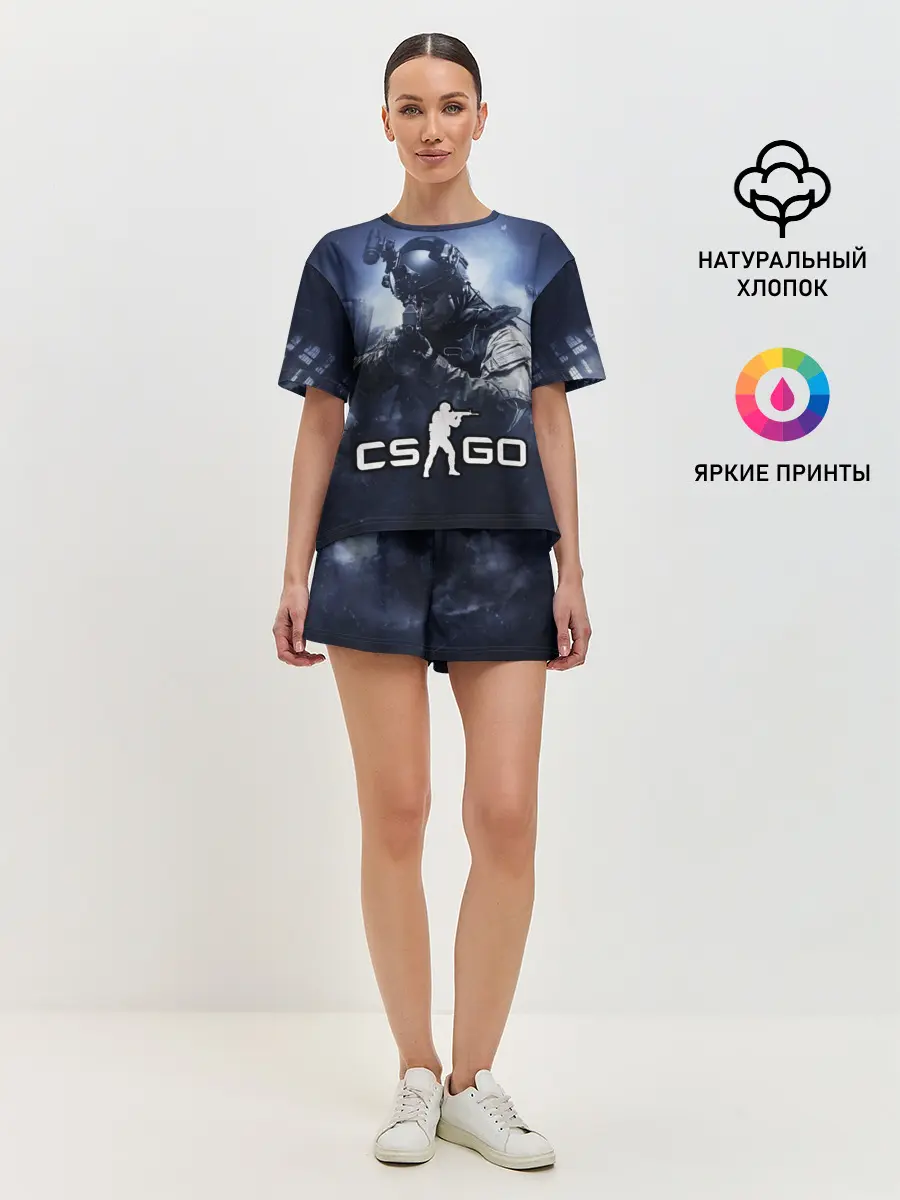 Женская пижама с шортами / Counter Strike