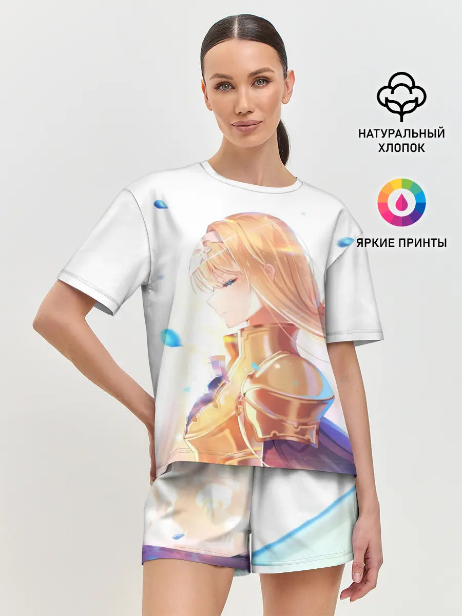 Женская пижама с шортами / Алисизация