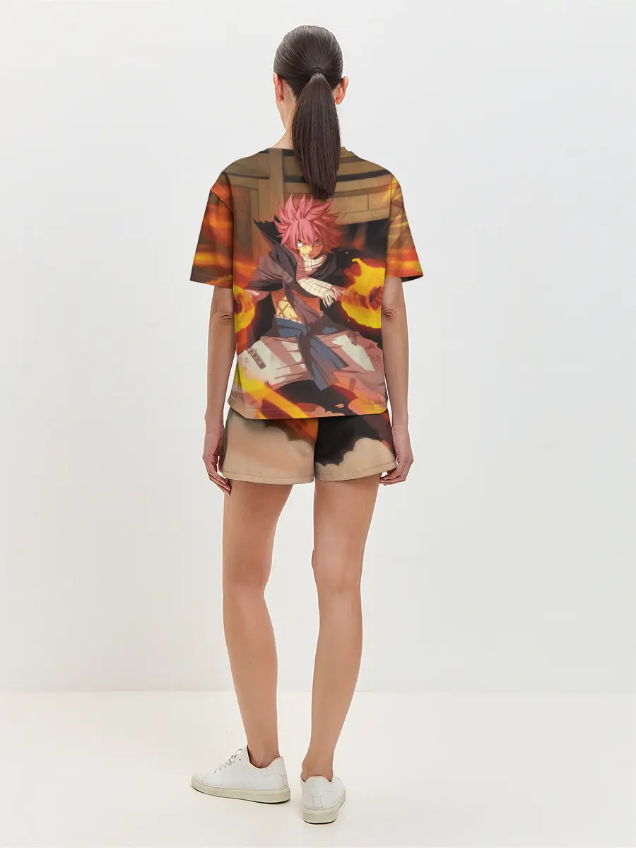 Женская пижама с шортами / Нацу огненный боец