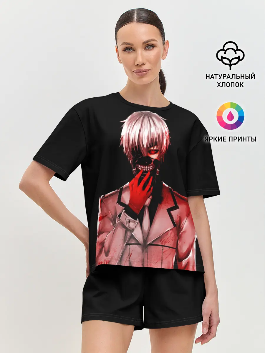 Женская пижама с шортами / Канеки Кен