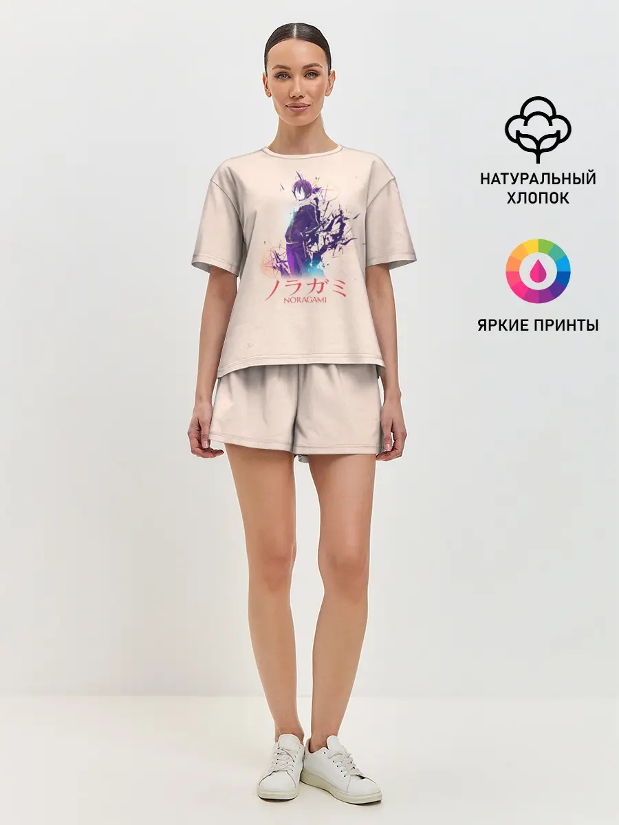 Женская пижама с шортами / Ято из аниме БЕЗДОМНЫЙ БОГ