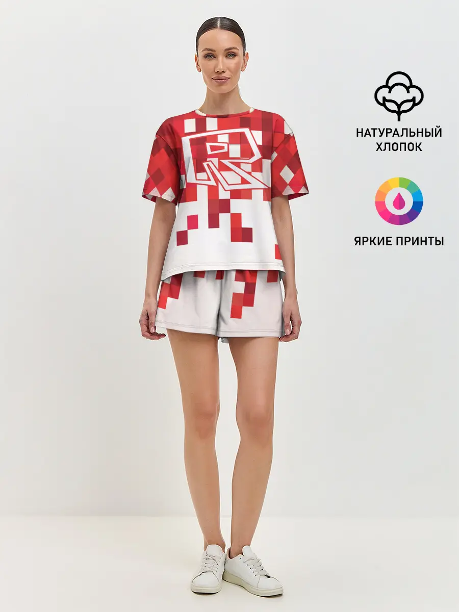 Женская пижама с шортами / Roblox