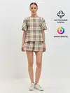 Женская пижама с шортами / Nova check