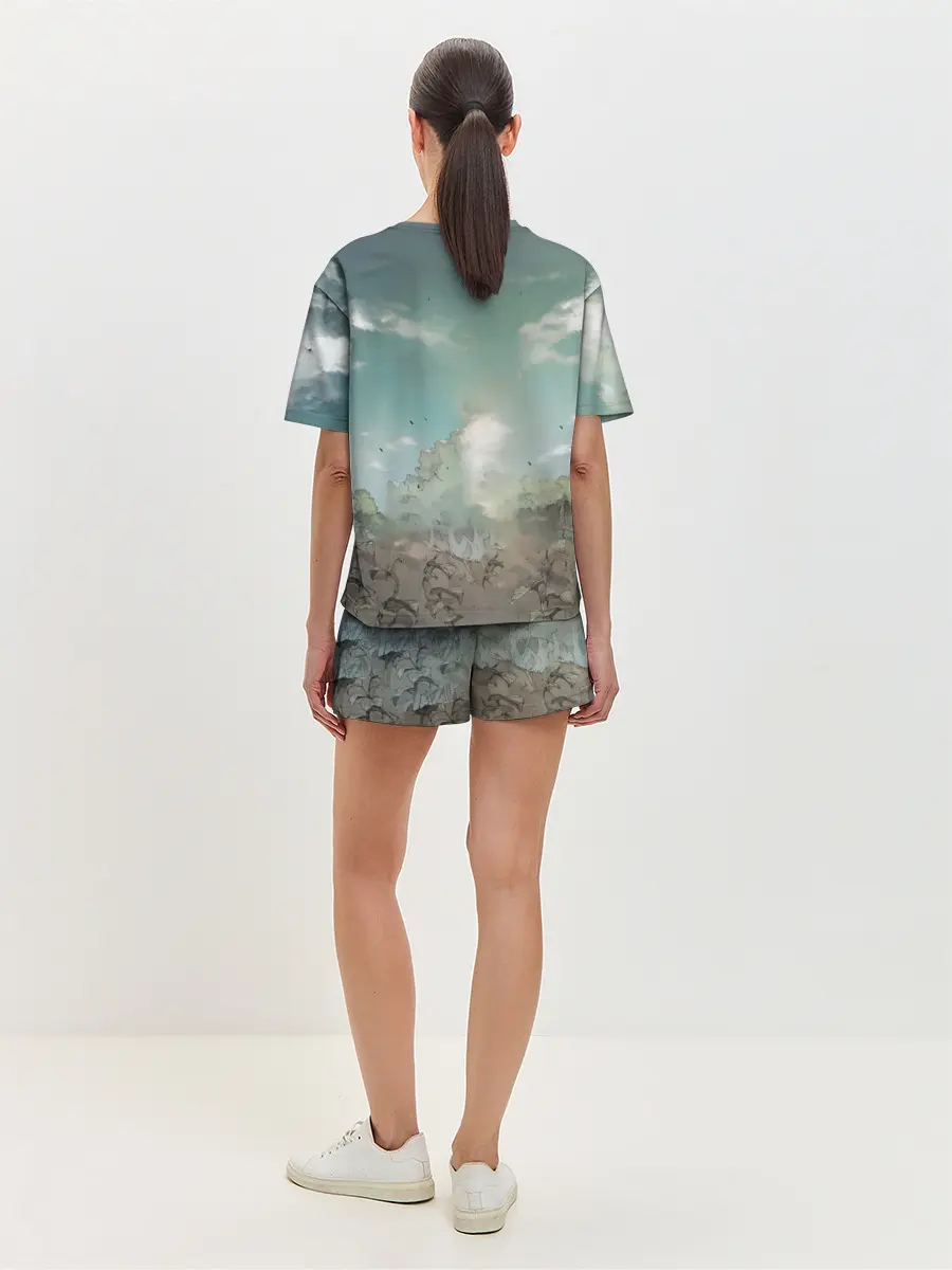 Женская пижама с шортами / The Promised Neverland