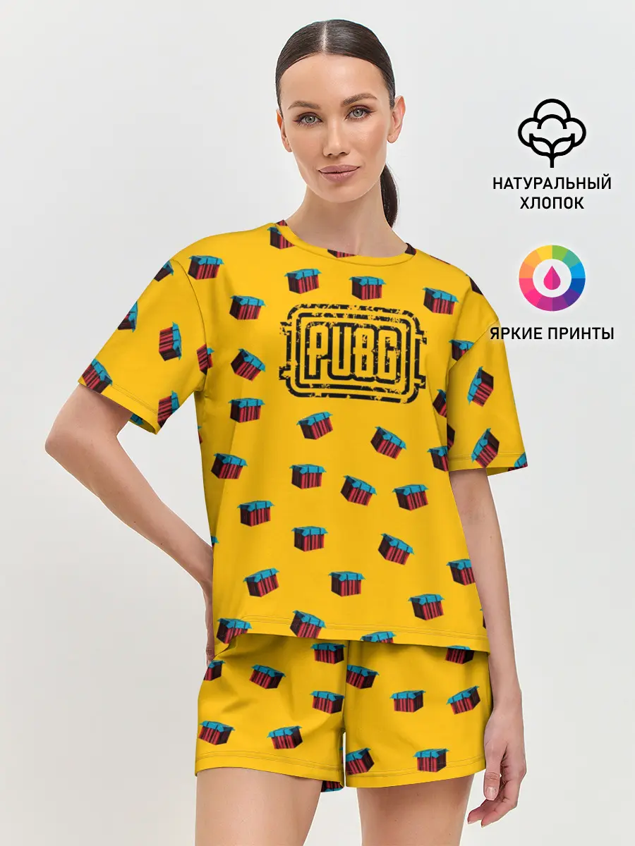 Женская пижама с шортами / PUBG
