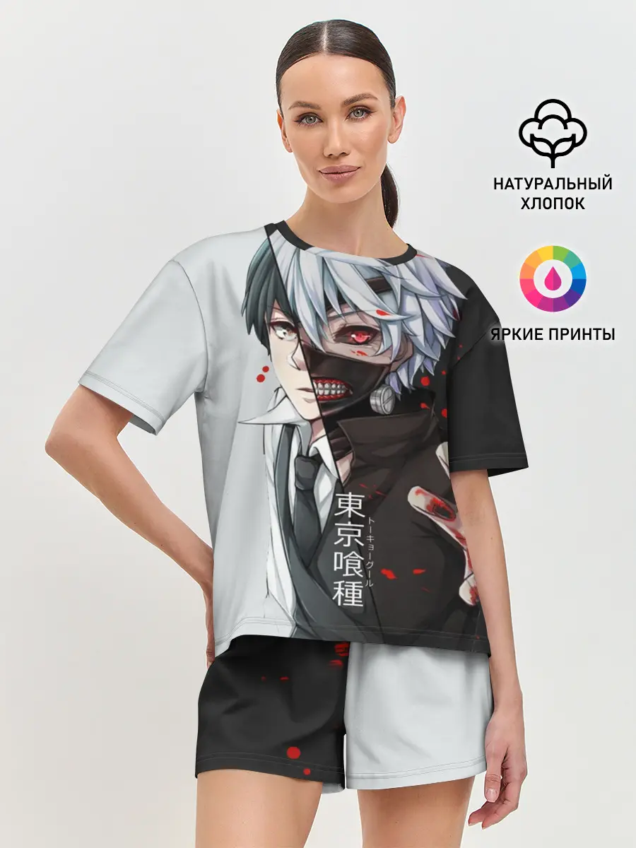 Женская пижама с шортами / Токийский гуль - Характер