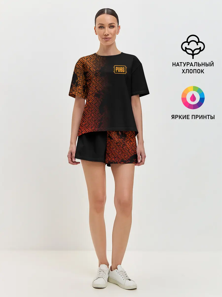 Женская пижама с шортами / PUBG