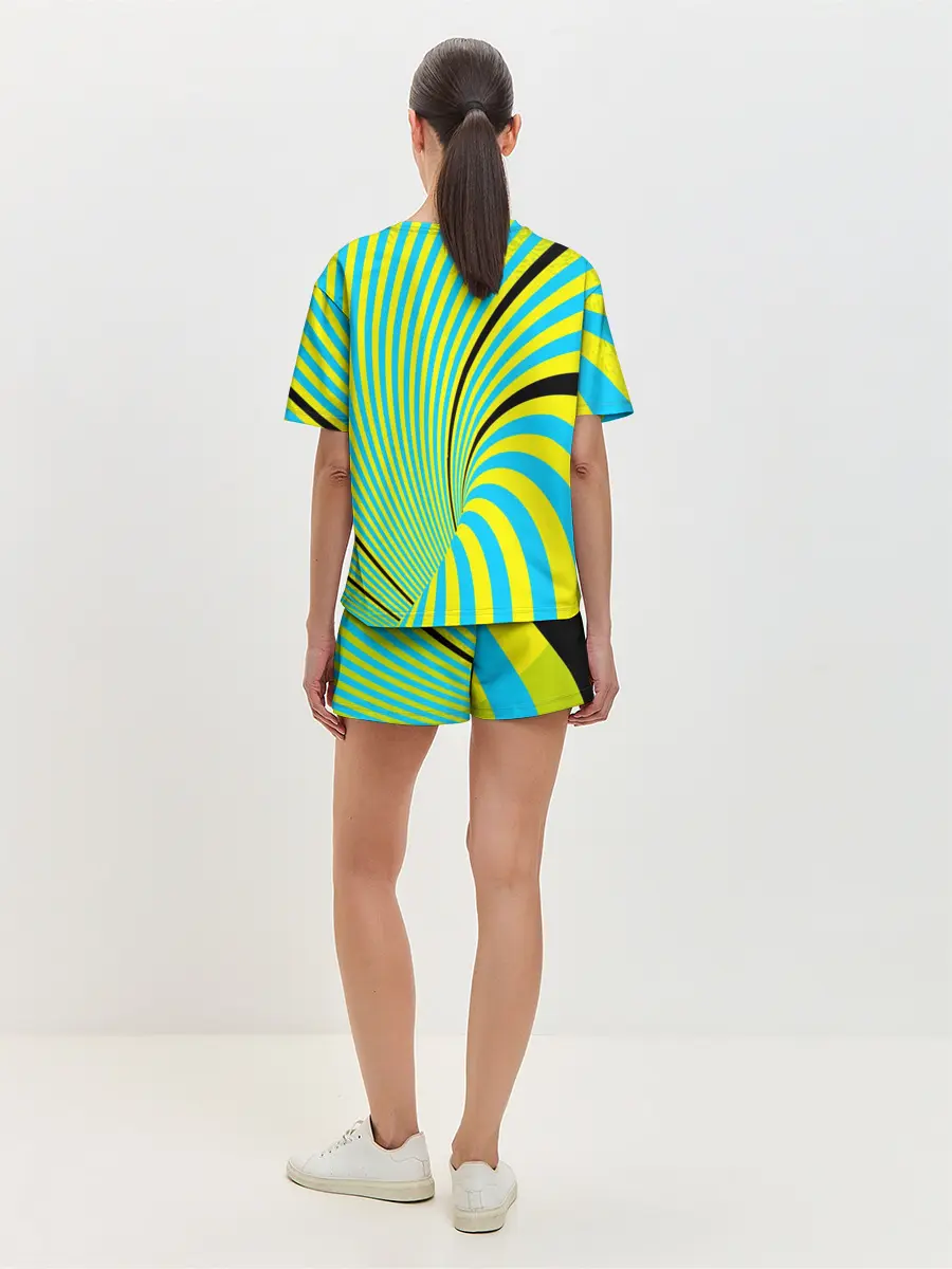 Женская пижама с шортами / Психоделика