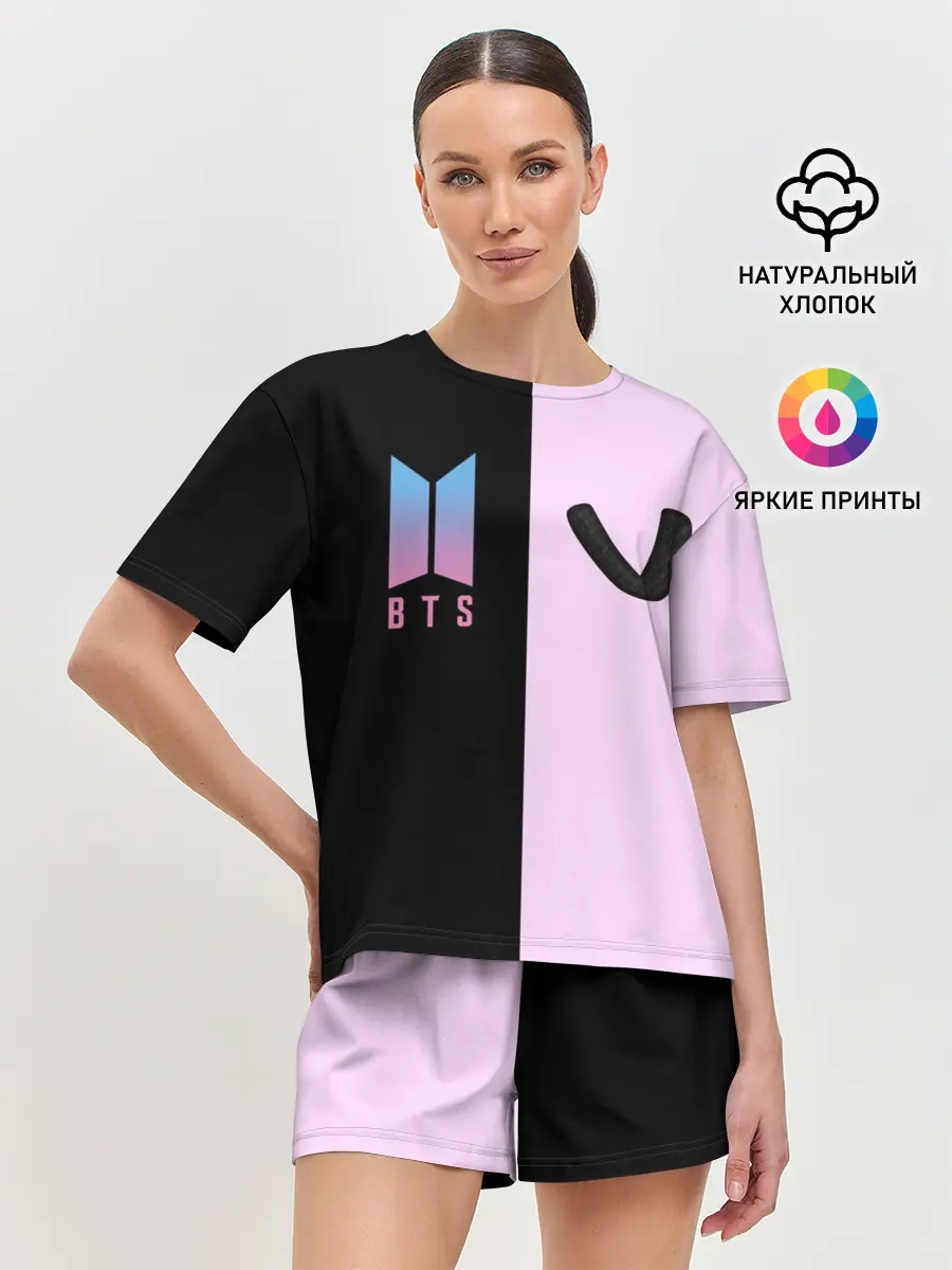 Женская пижама с шортами / BTS V