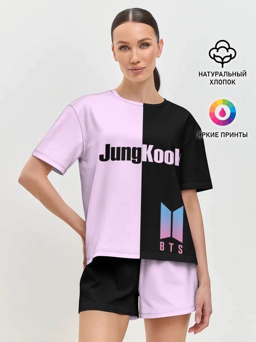 Женская пижама с шортами / BTS Jung Kook