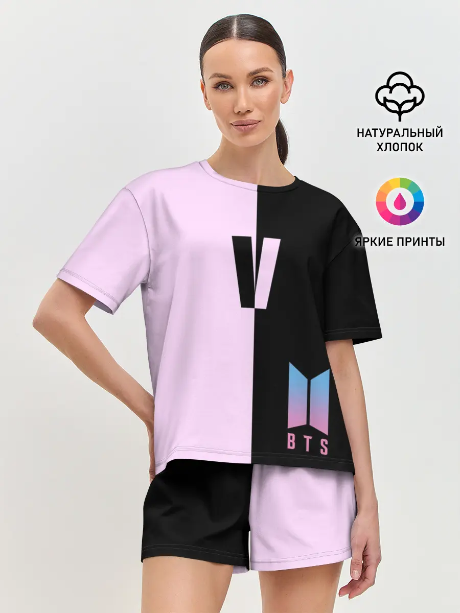 Женская пижама с шортами / BTS V