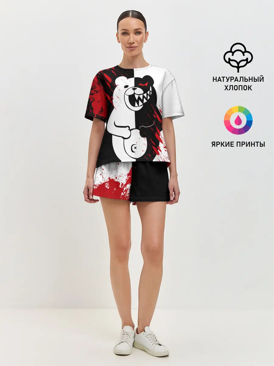 Женская пижама с шортами / Monokuma вторая сущность