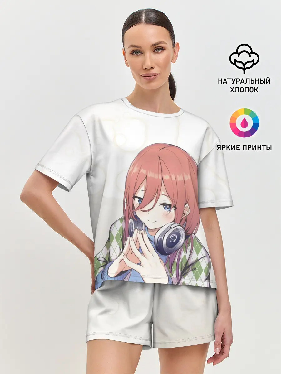 Женская пижама с шортами / Накано