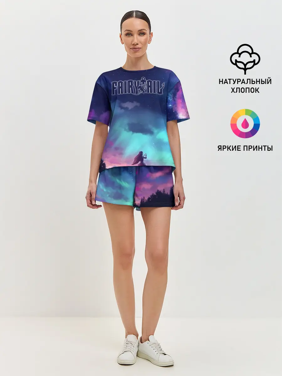 Женская пижама с шортами / Фейри Тейл рассвет