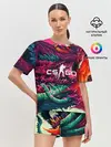 Женская пижама с шортами / CS GO hyper beast skin