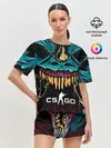 Женская пижама с шортами / CS GO hyper beast skin