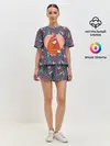 Женская пижама с шортами / Влюбленные лисички