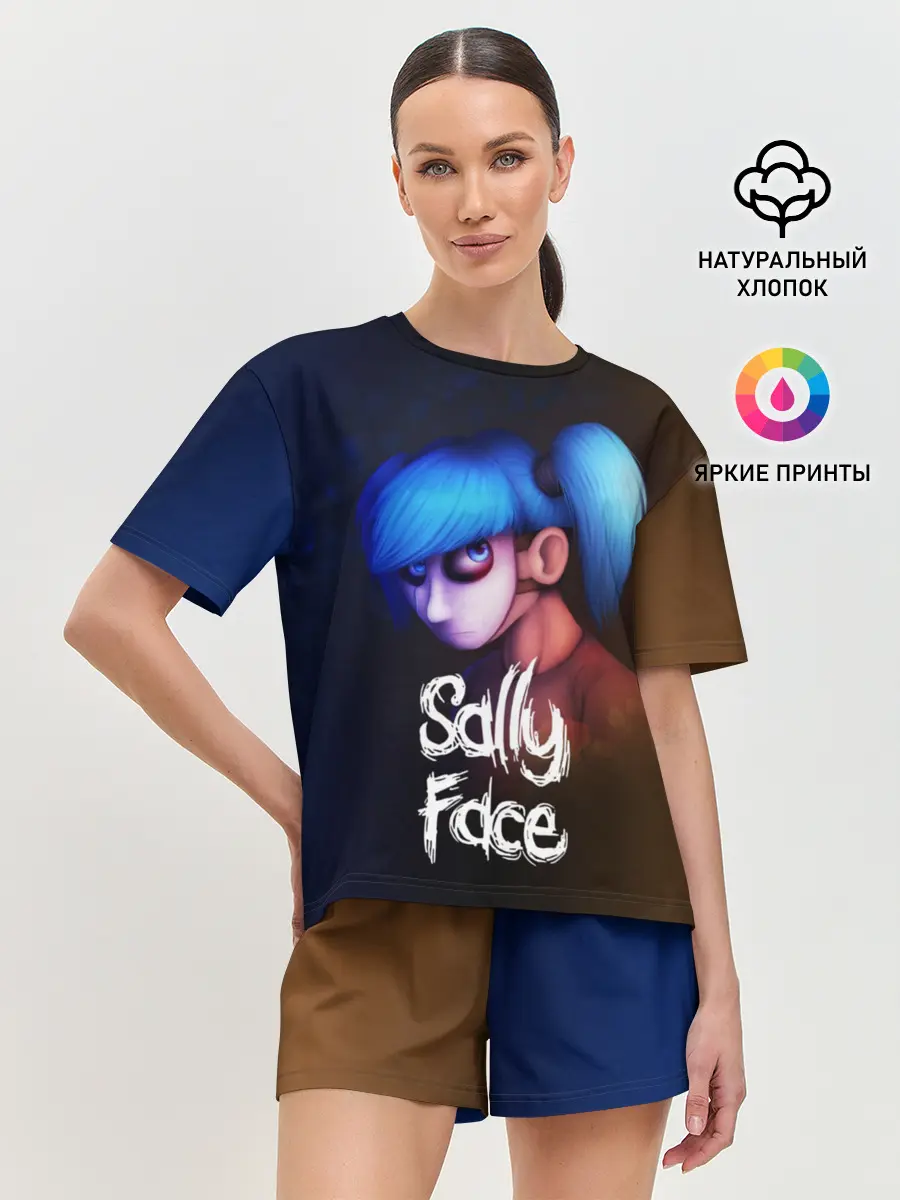 Женская пижама с шортами / SALLY FACE