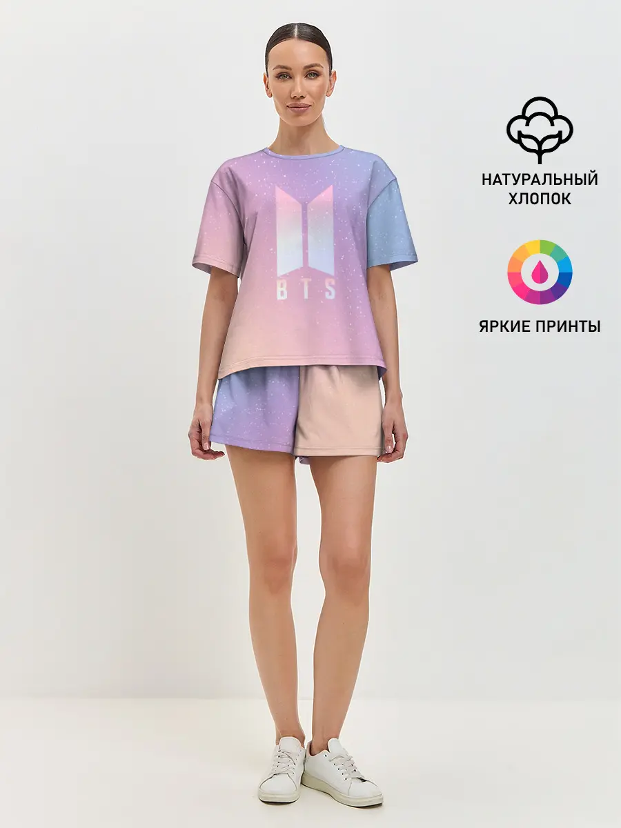 Женская пижама с шортами / BTS LOVE YOURSELF / БТС СТАРС