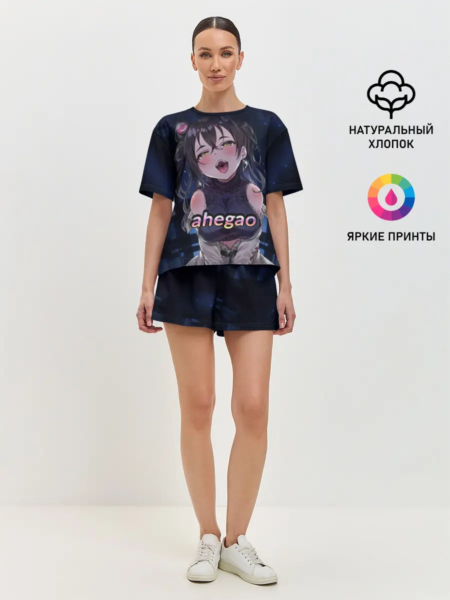 Женская пижама с шортами / AHEGAO sense