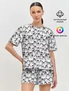Женская пижама с шортами / Пингвинчики