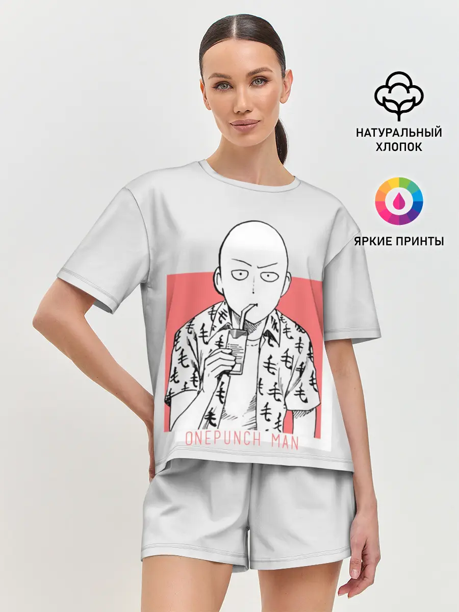 Женская пижама с шортами / Saitama