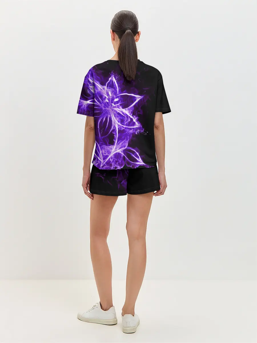 Женская пижама с шортами / Цветок Тьмы