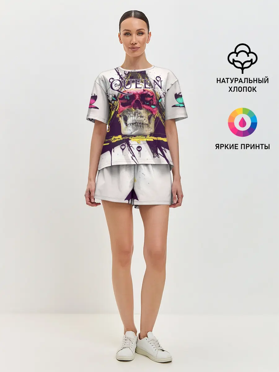Женская пижама с шортами / Queen