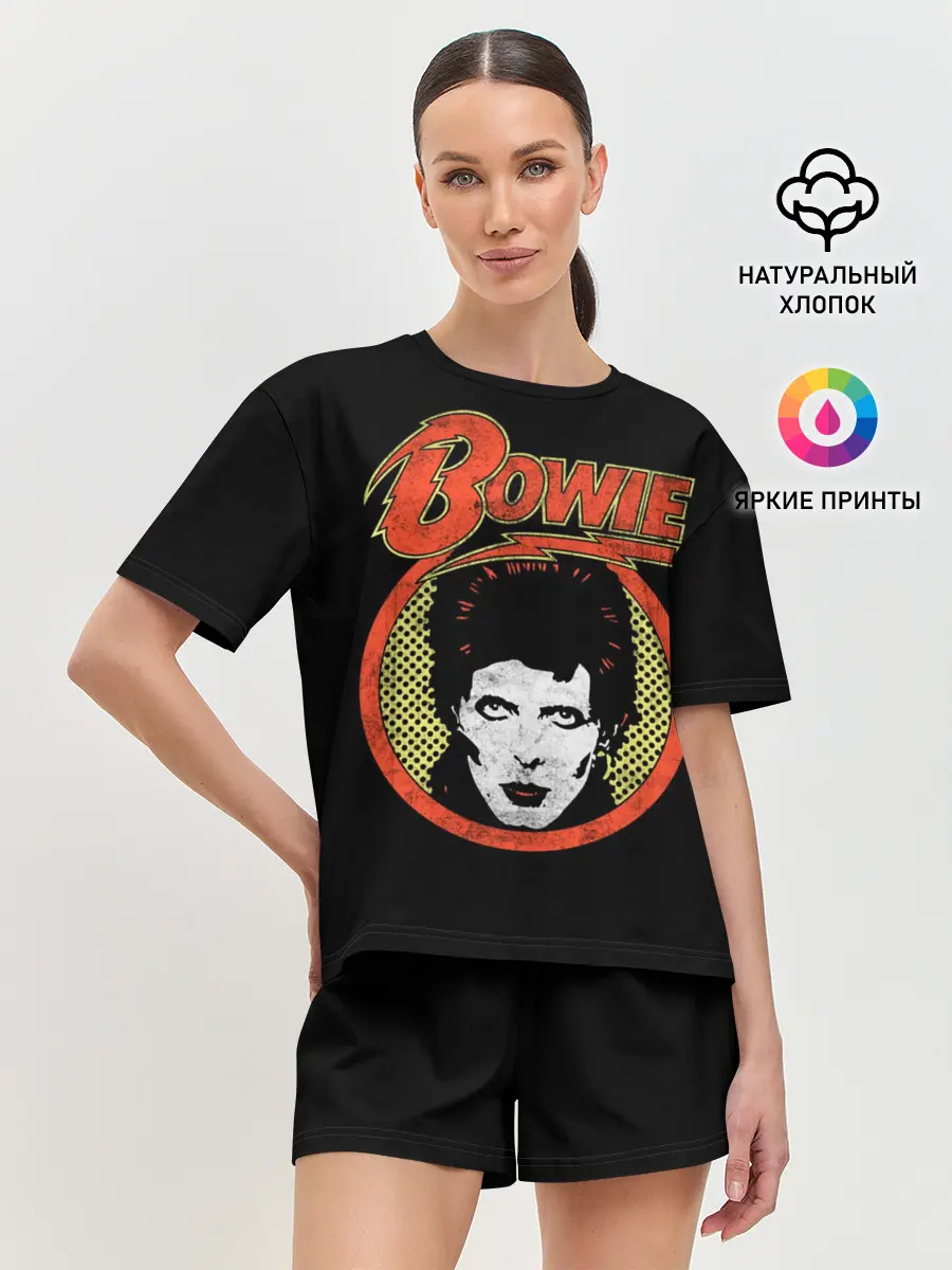 Женская пижама с шортами / Дэвид Боуи