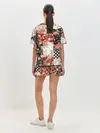 Женская пижама с шортами / Лоскутный орнамент