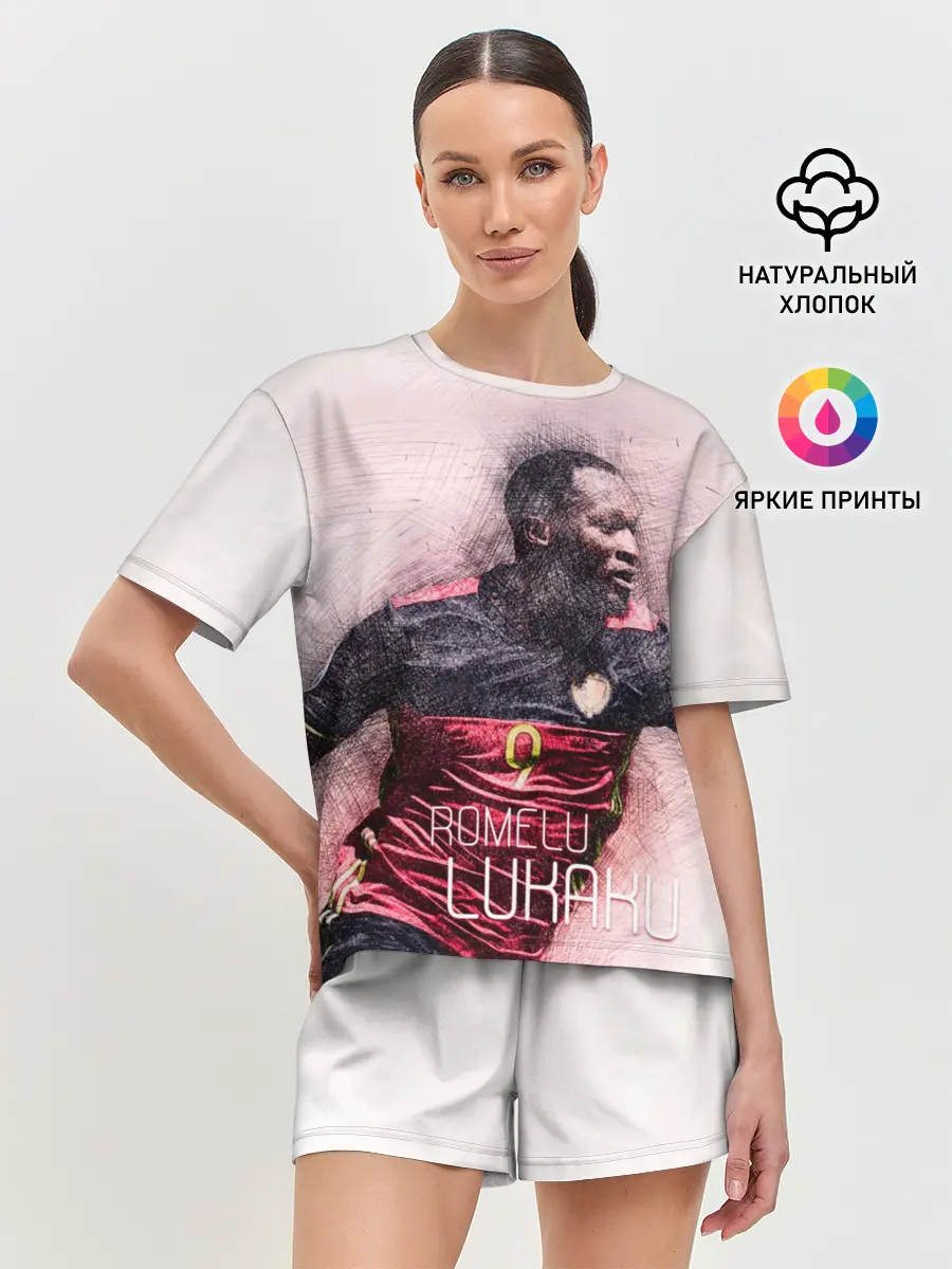 Женская пижама с шортами / Romelu Lukaku