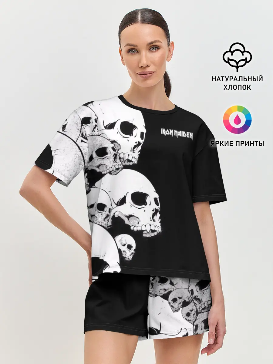 Женская пижама с шортами / IRON MAIDEN | АЙРОН МАЙДЕН