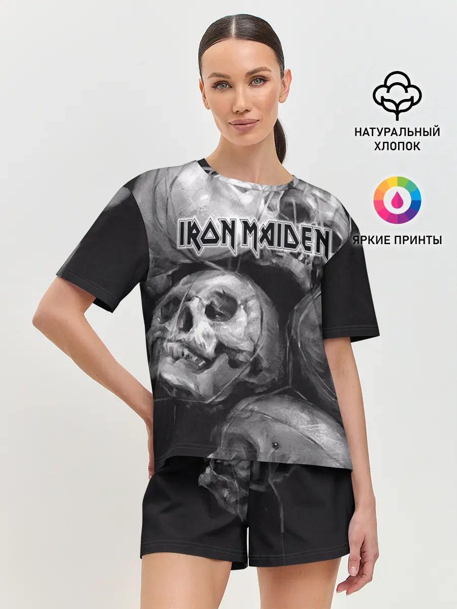 Женская пижама с шортами / Iron Maiden