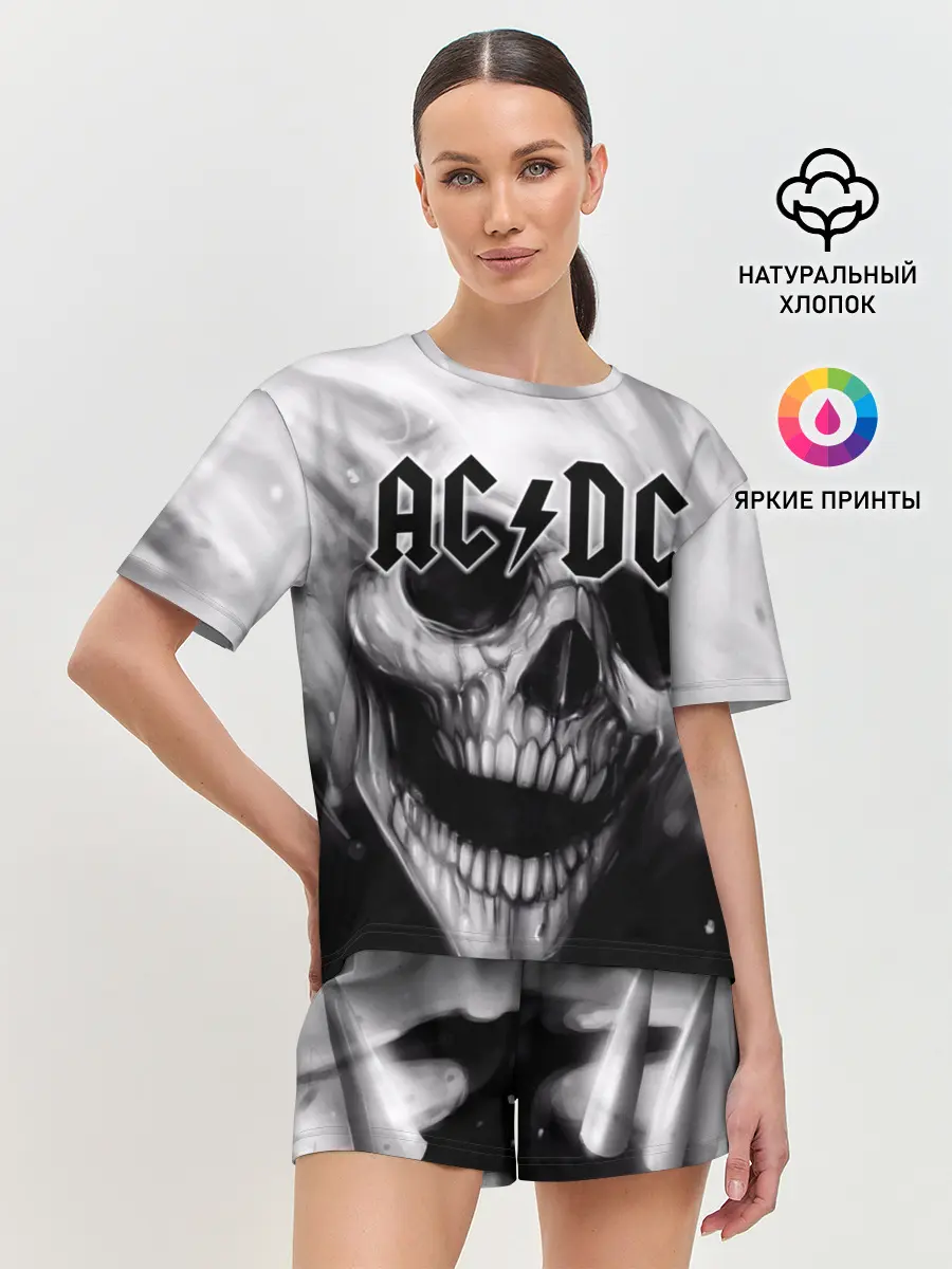 Женская пижама с шортами / AC/DC