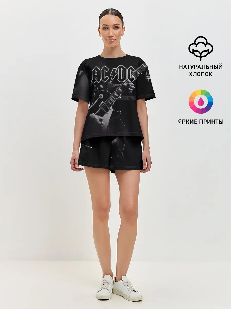 Женская пижама с шортами / AC/DC
