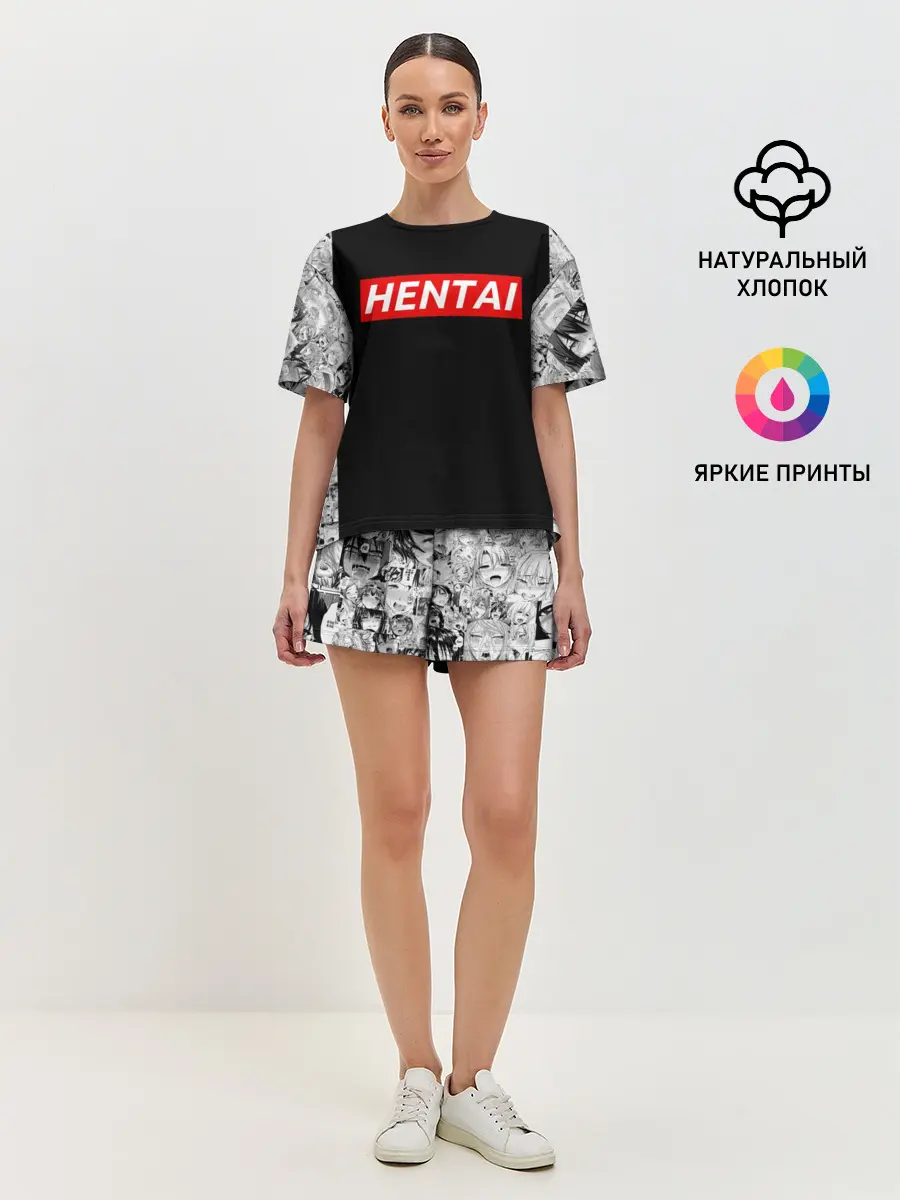 Женская пижама с шортами / Японская анимация