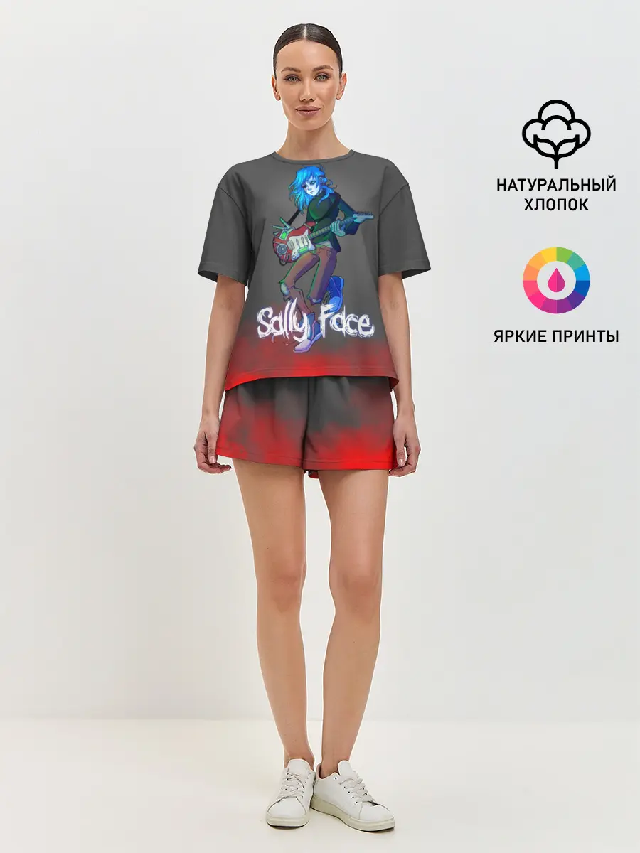 Женская пижама с шортами / Sally Face