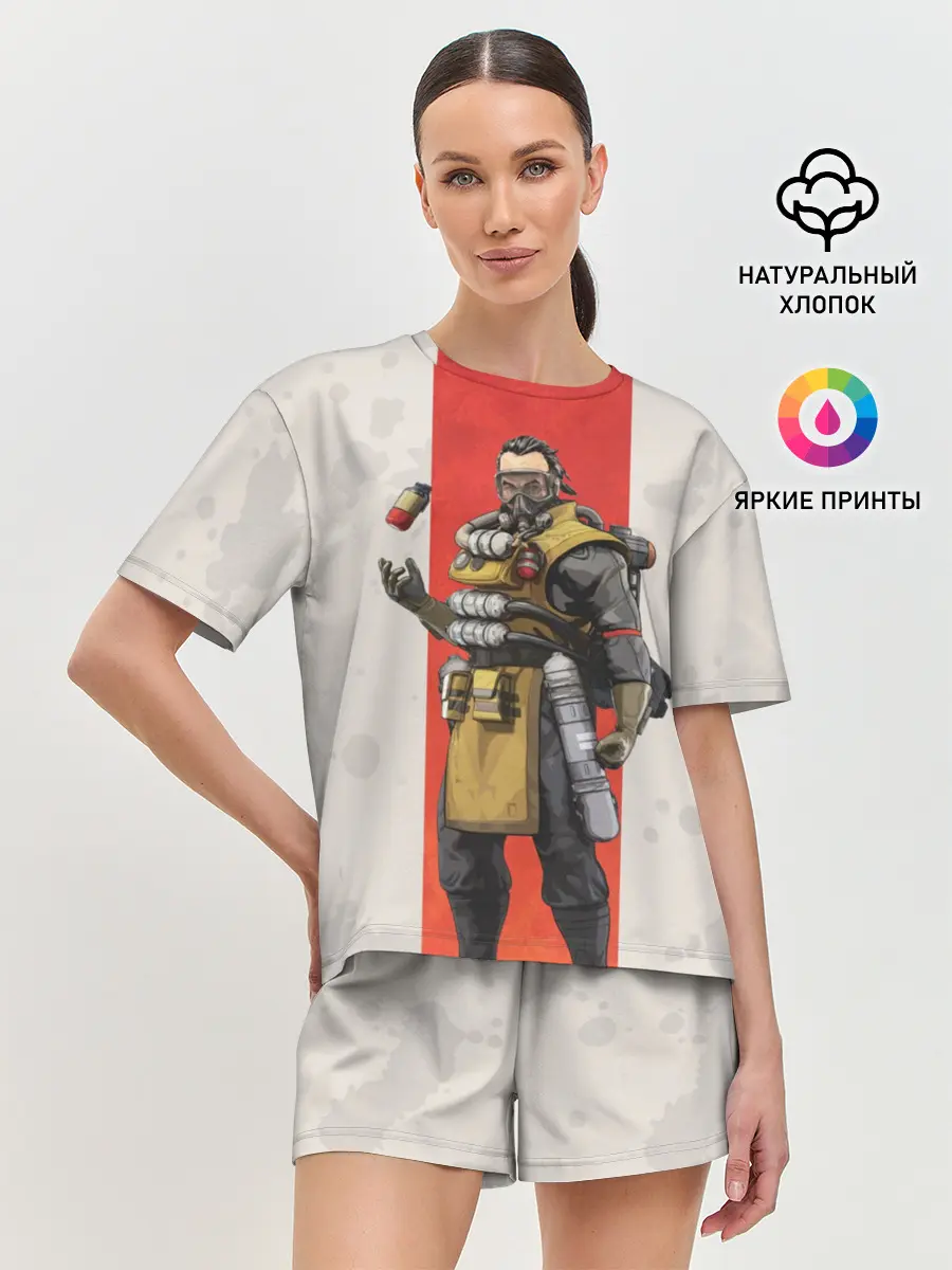 Женская пижама с шортами / APEX LEGENDS - Caustic