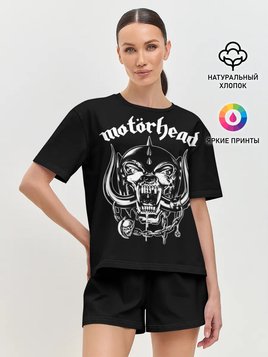 Женская пижама с шортами / Motorhead
