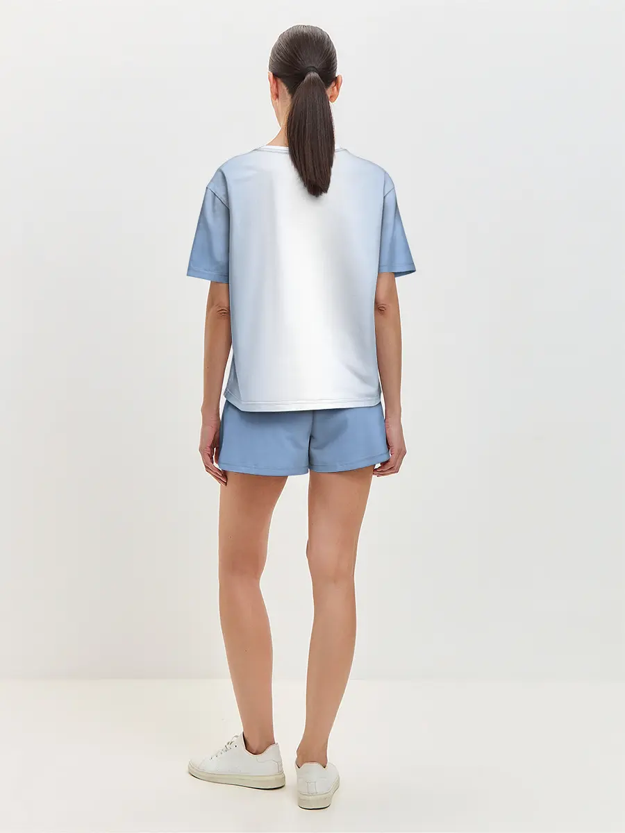 Женская пижама с шортами / сова