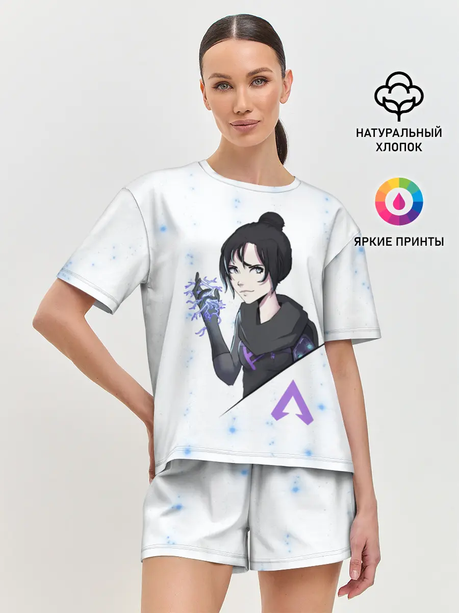 Женская пижама с шортами / Apex Legends - Wraith