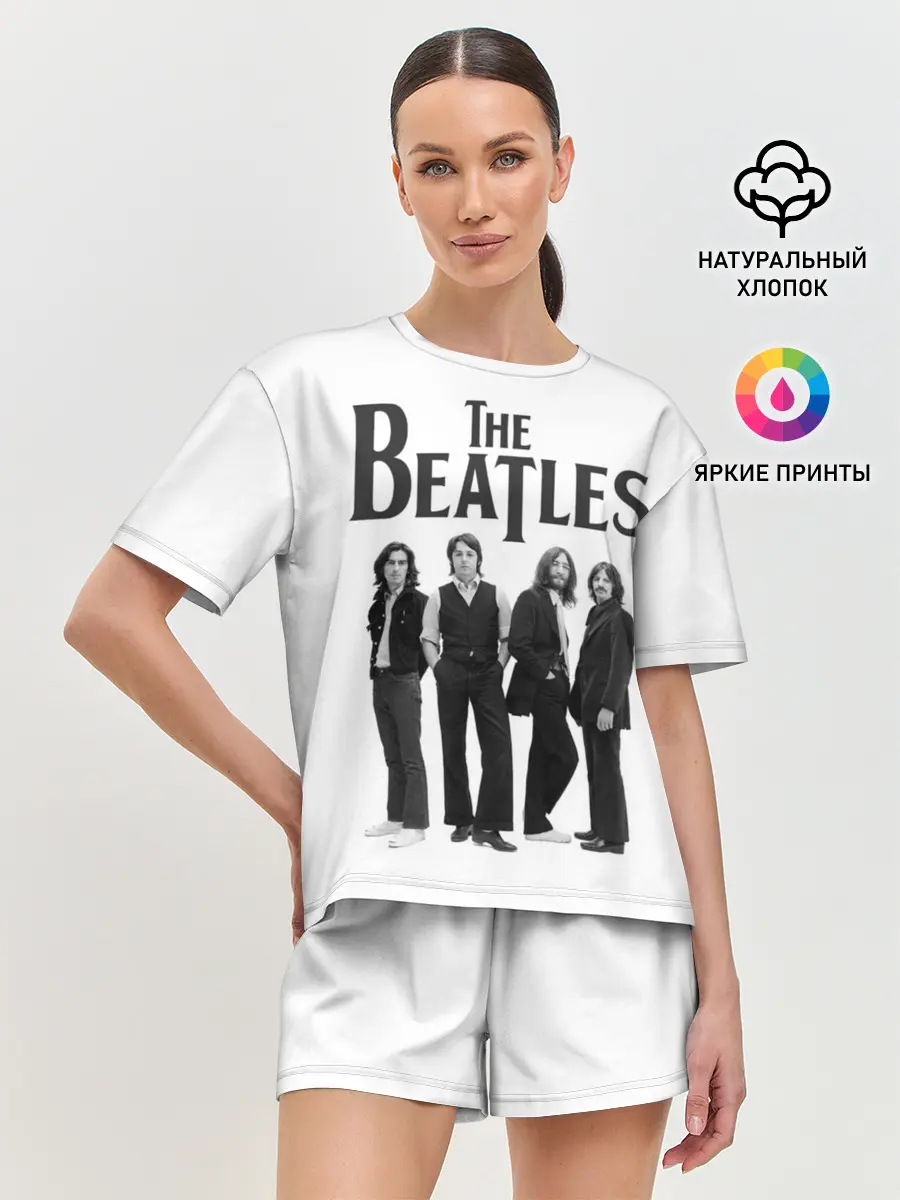 Женская пижама с шортами / The Beatles