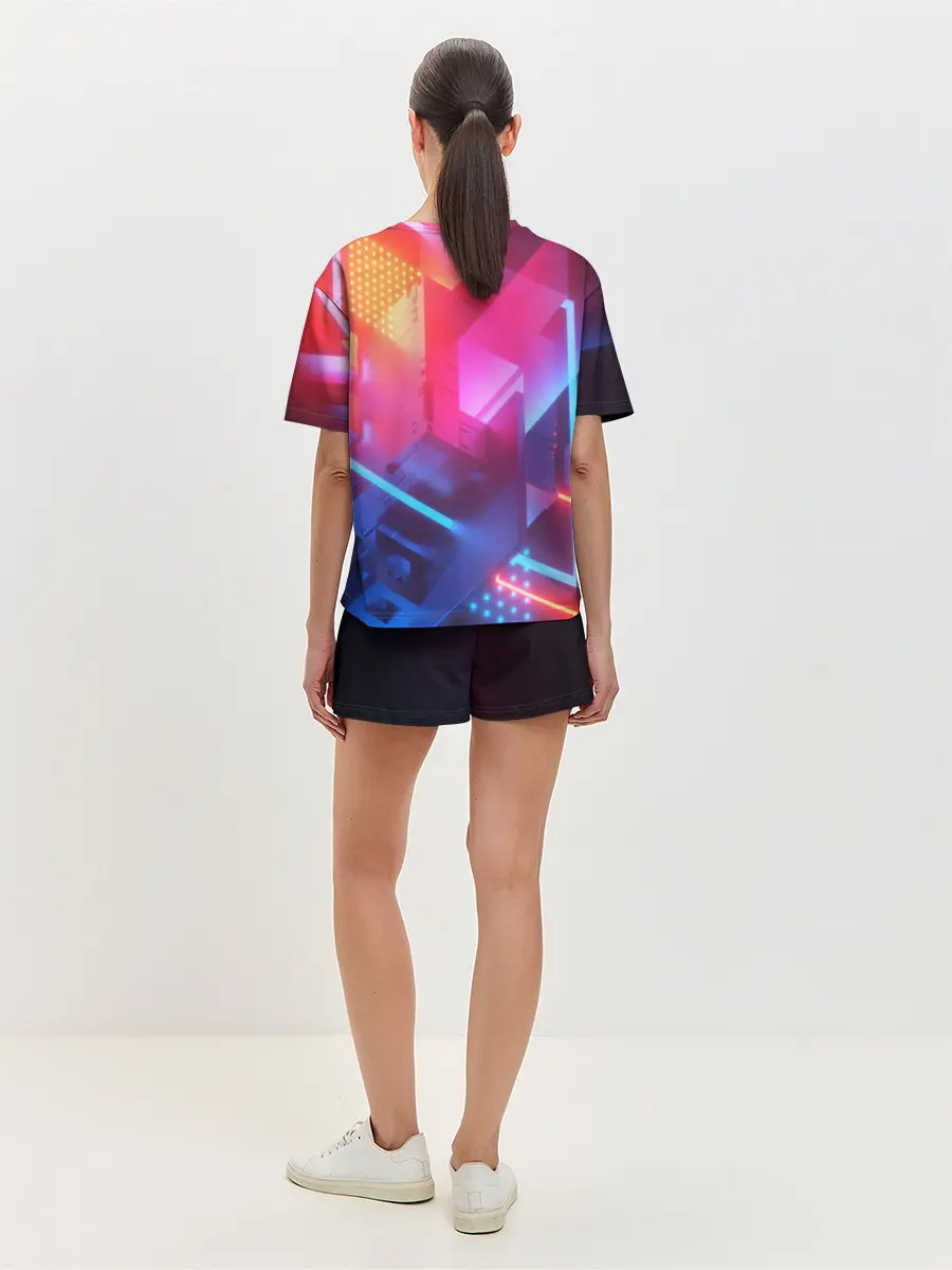 Женская пижама с шортами / Marshmello