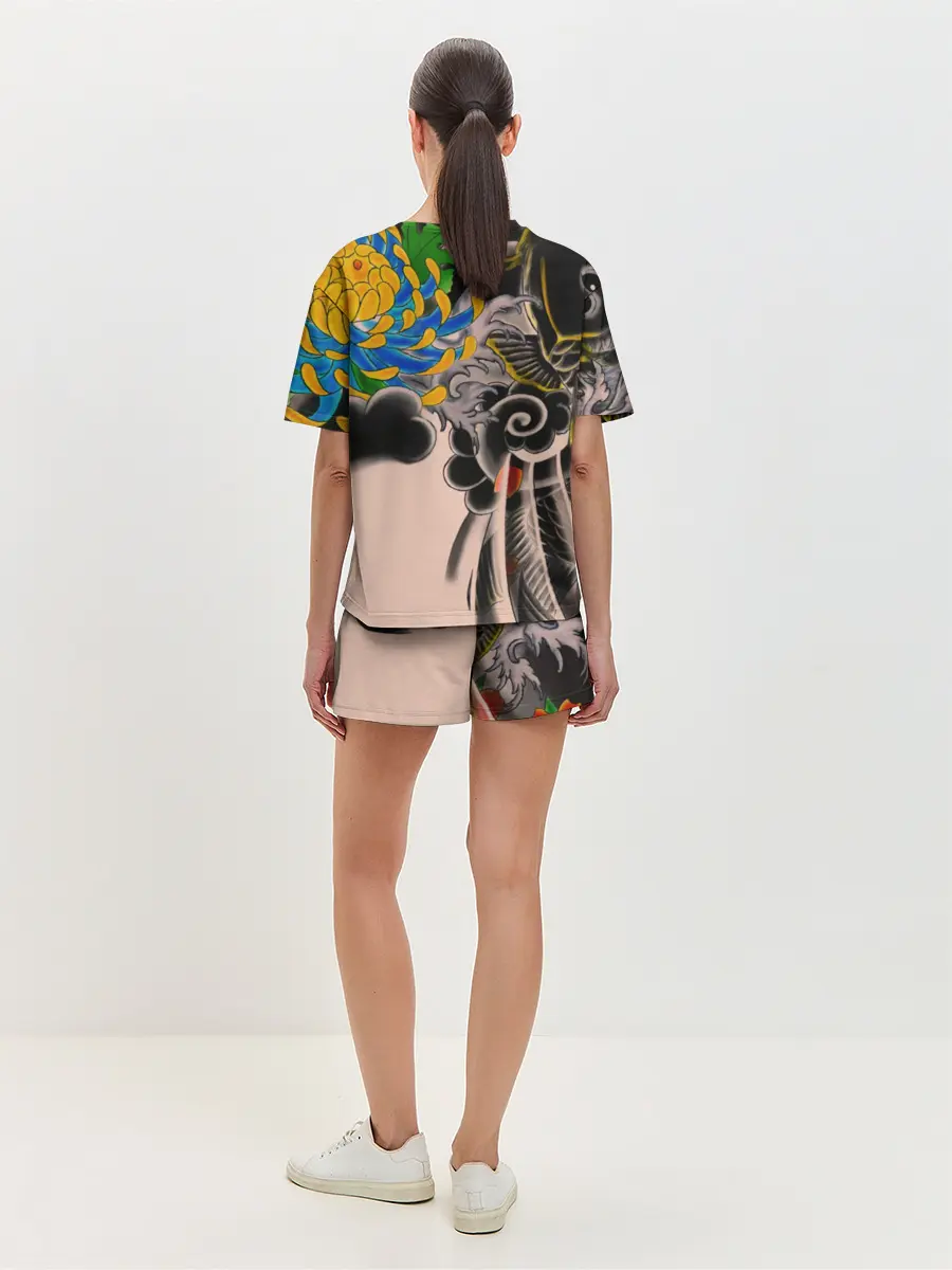 Женская пижама с шортами / Dsquared tattoo