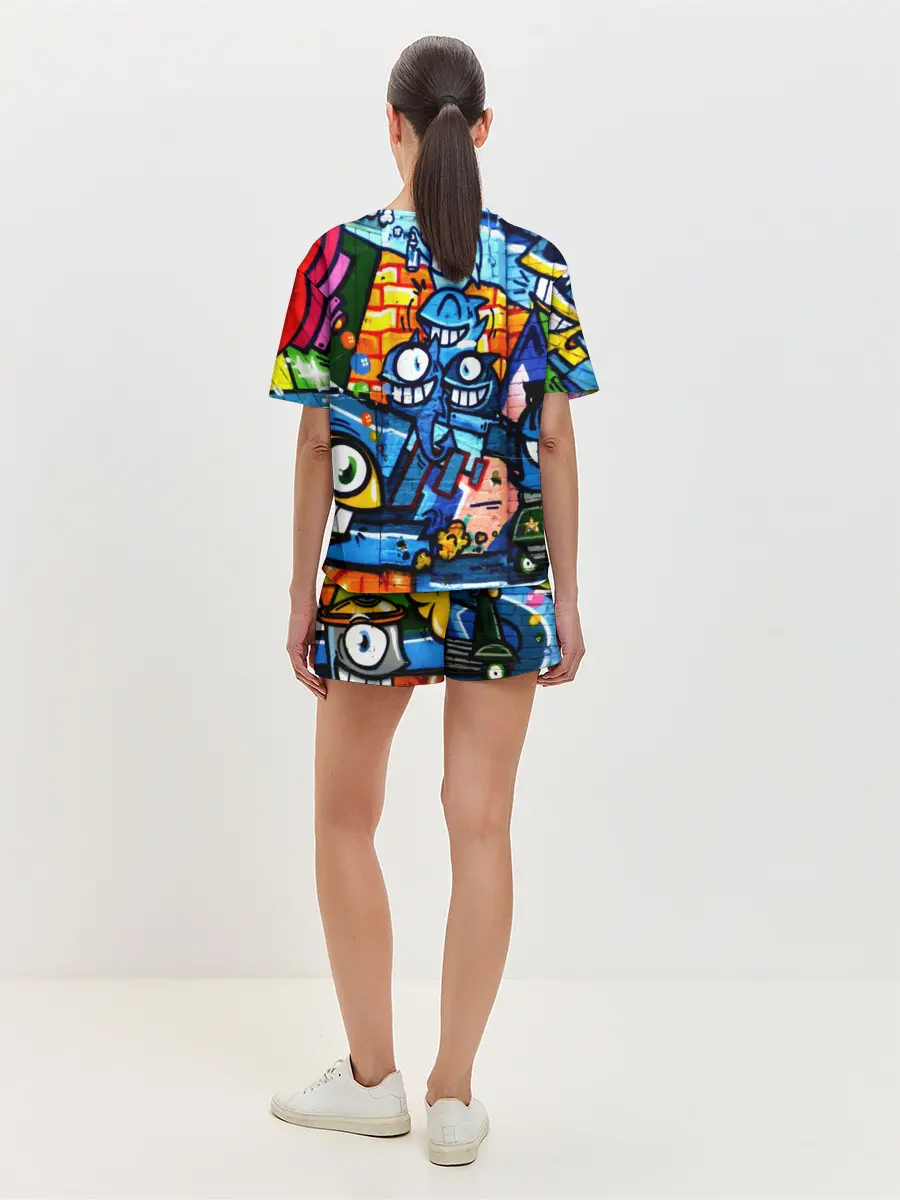 Женская пижама с шортами / GRAFFITI EXCLUSIVE