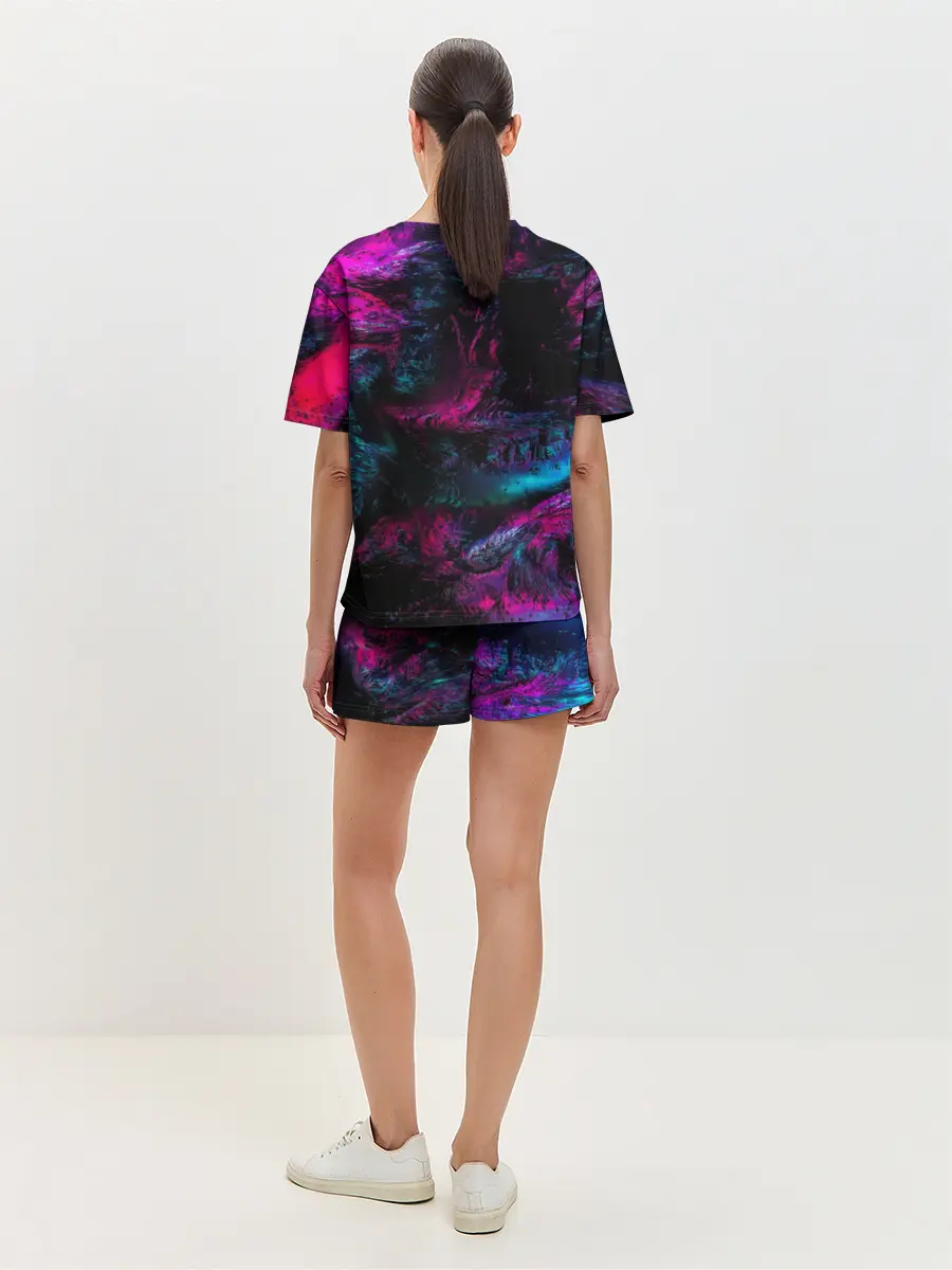 Женская пижама с шортами / Marshmello NEON